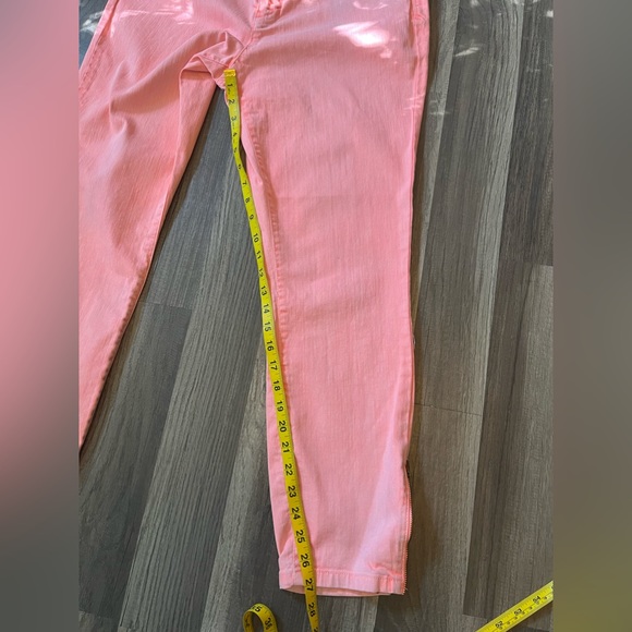 Tommy Hilfiger Jeans Womens Pink Zipper Ankle SZ 12 - Picture 10 of 12